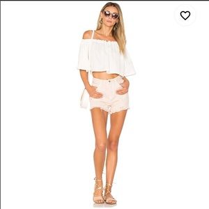 ☀️J BRAND CREAM CUTOFF SHORTS